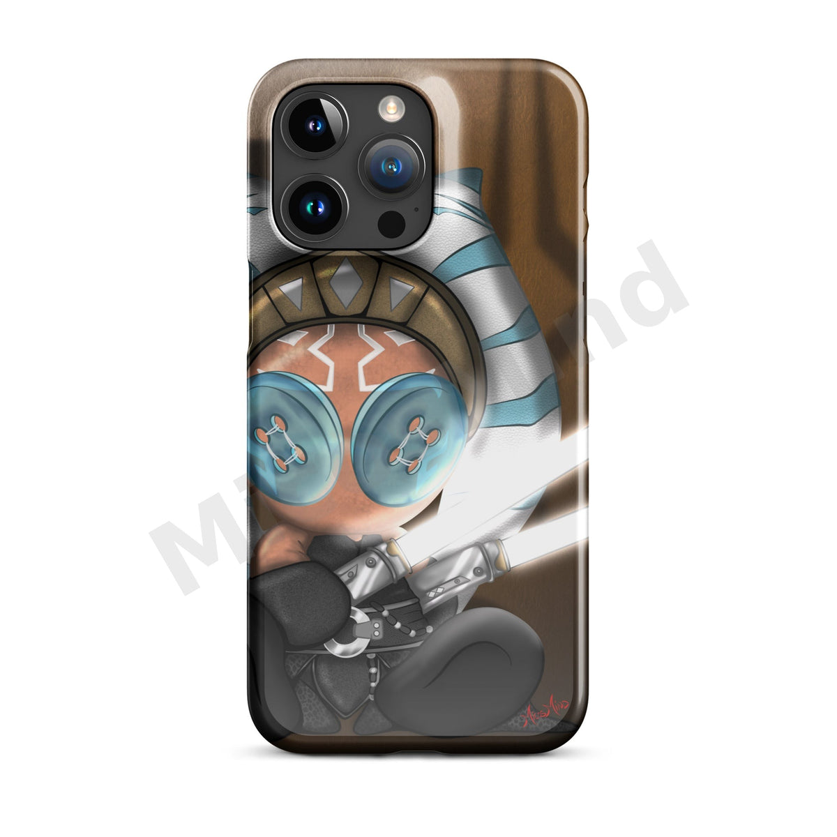 The Force Snap iPhone Case, Space Warrior Art Phone Case by MicosMind