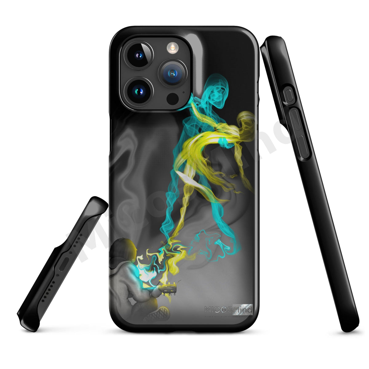 Freedom by Music Snap iPhone Case, Guitar Smoke Art Art Phone Case by MicosMind