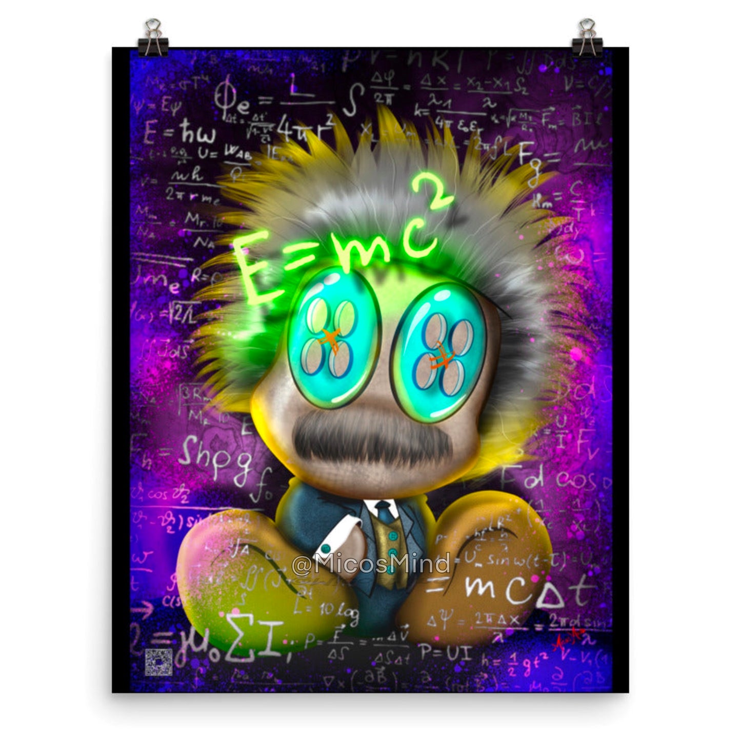Albert 16”x20” Poster