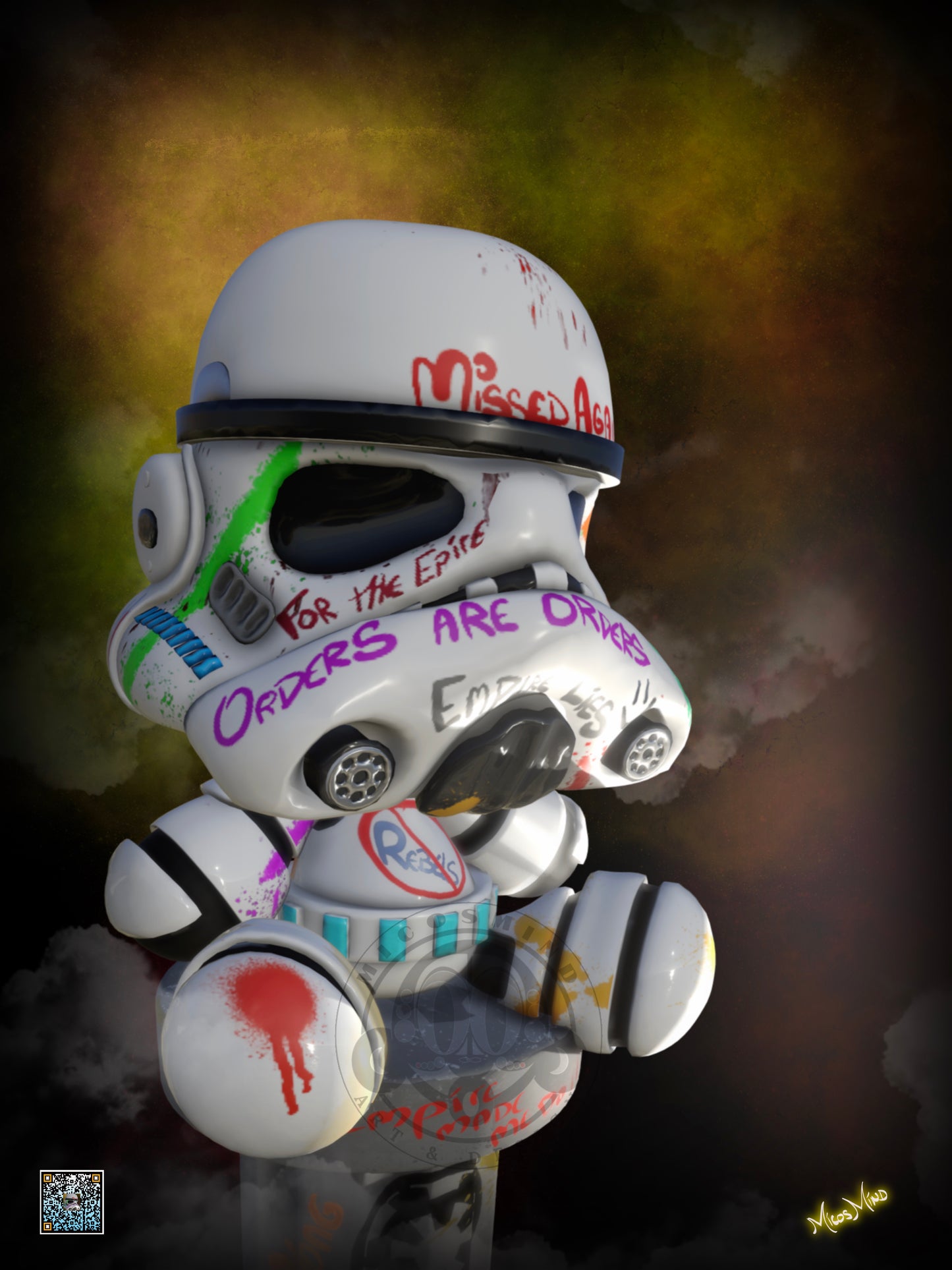 Graffiti Trooper Poster