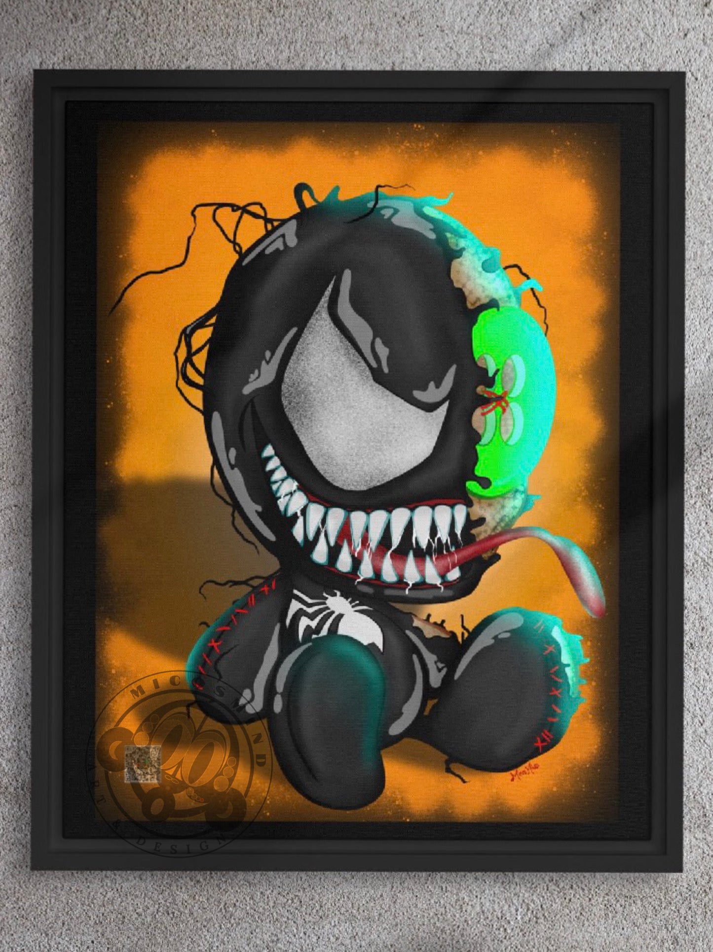 “Taken Over” 16x20 Framed Canvas