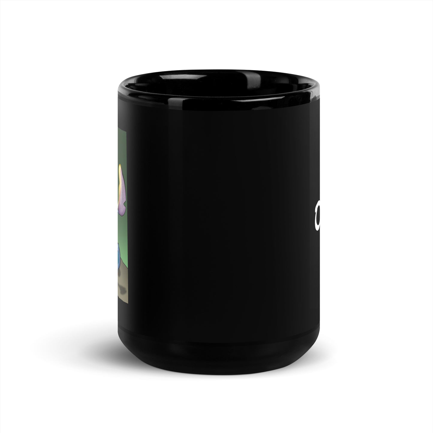 “OHANA” Black Glossy Mug