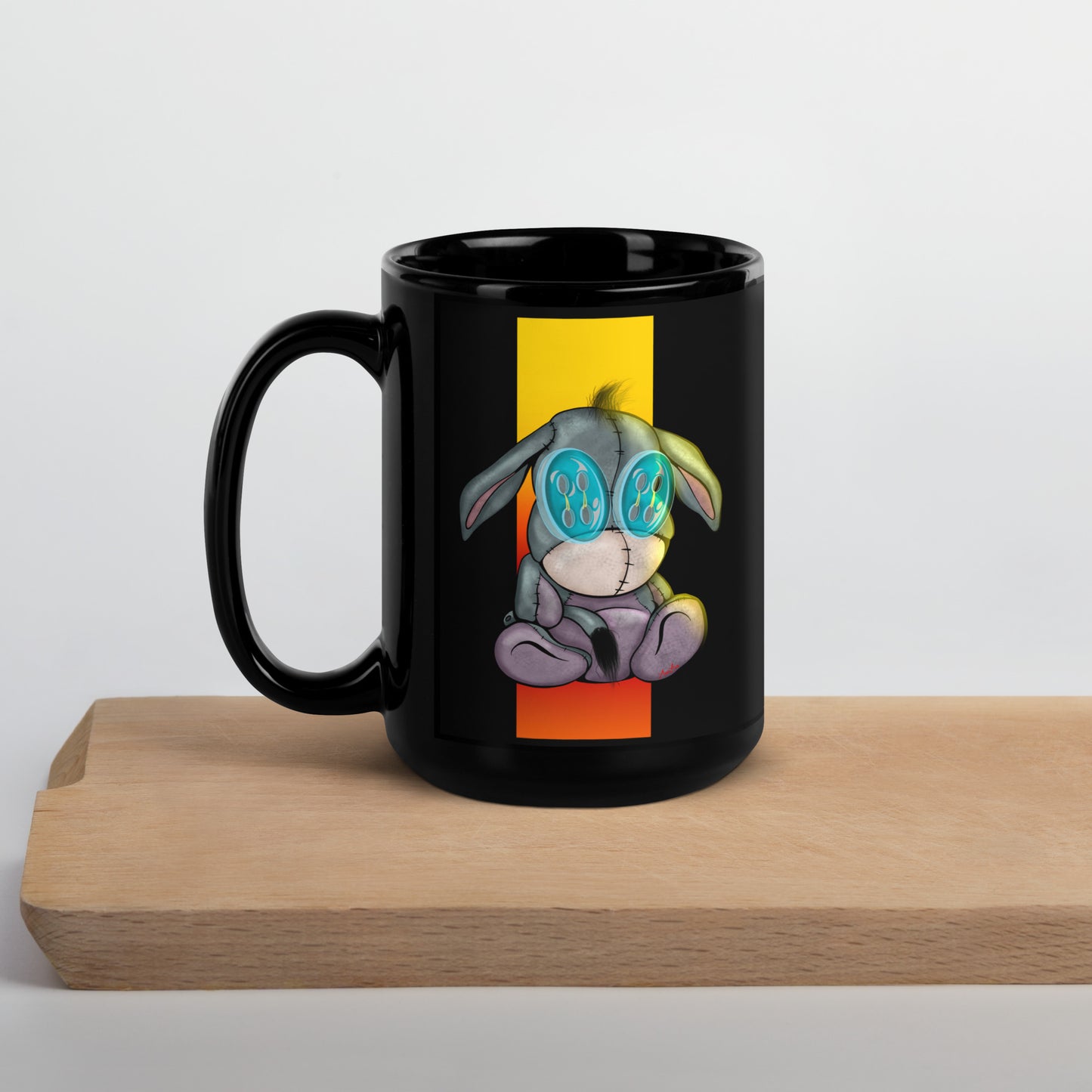 Love me. Black Glossy Mug