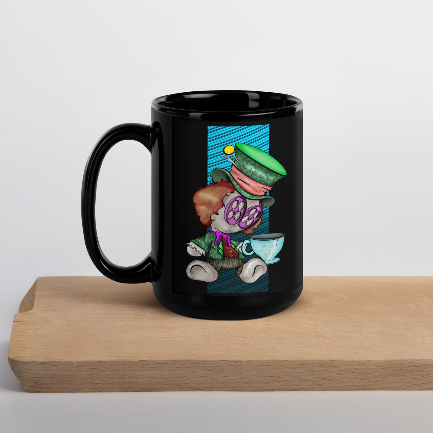 Have I gone mad. Black Glossy Mug