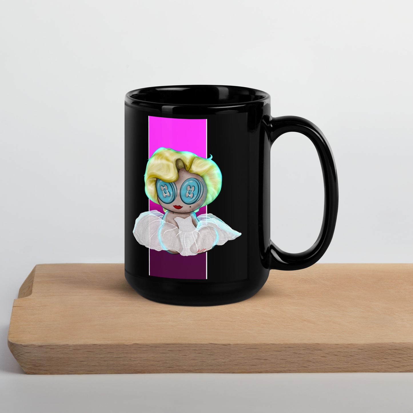 Fabulous MicosMind Black Glossy Mug