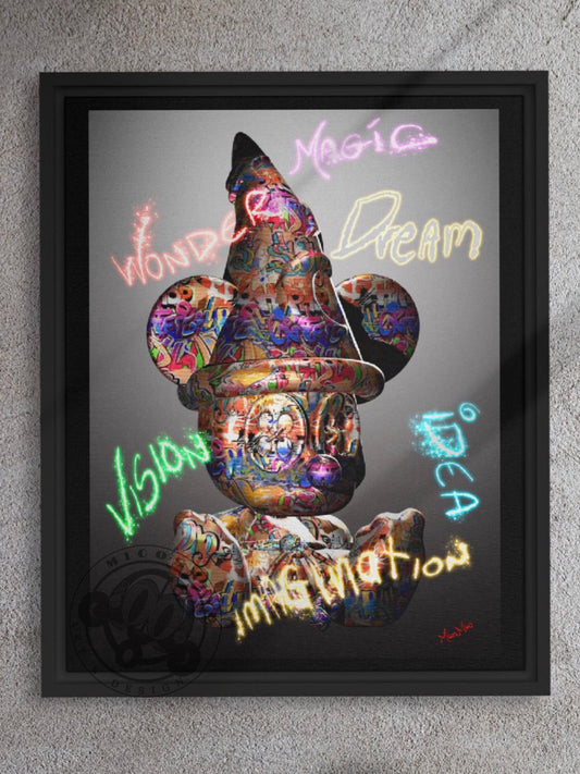 Imagination 16”X20” Framed canvas