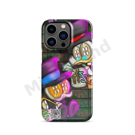 Battle of the Billionaires iPhone Snap Case, Satirical Pop Art Phone Case by MicosMind