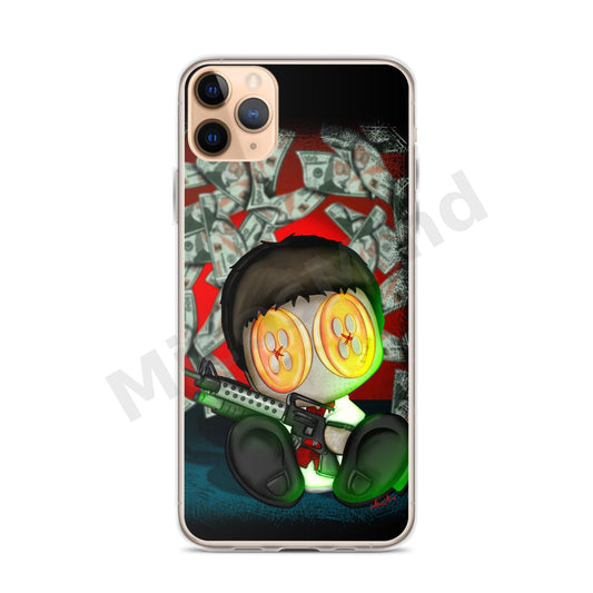 The Bad Guy Clear iPhone Case, Gangster Art Phone Case by MicosMind