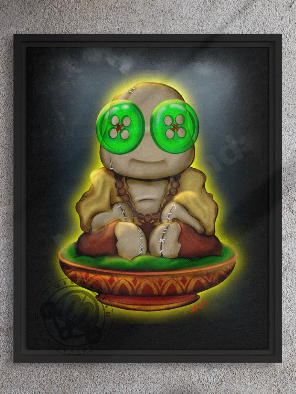 The Enlightened Stitch | Framed Canvas