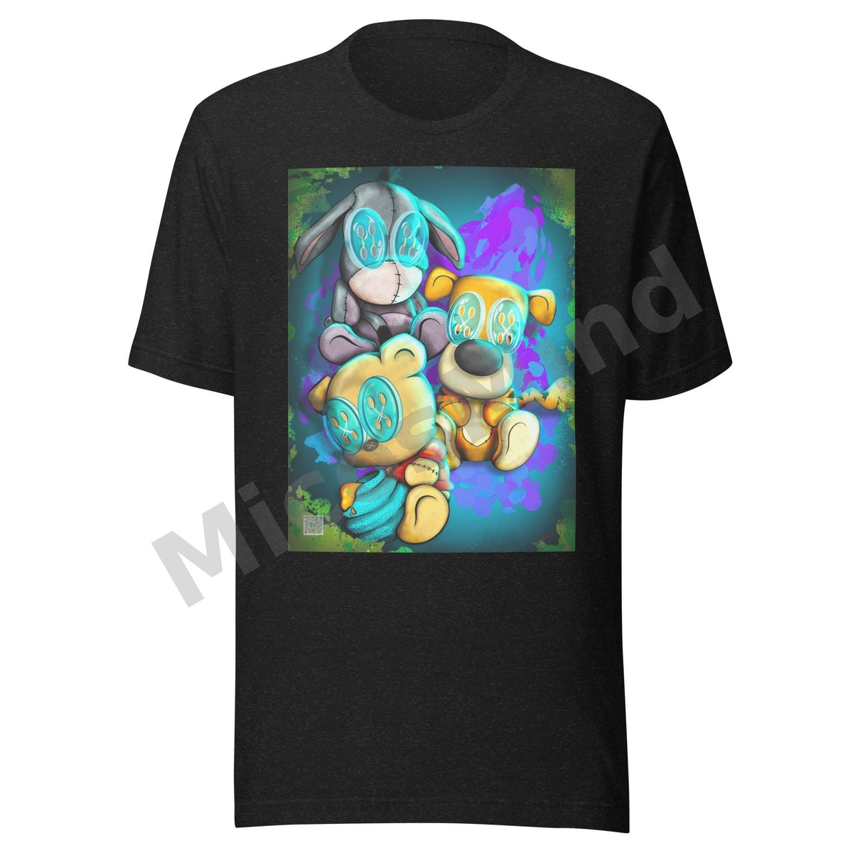 Three Friends Unisex T-Shirt, Storybook Friends Graphic Tee by MicosMind