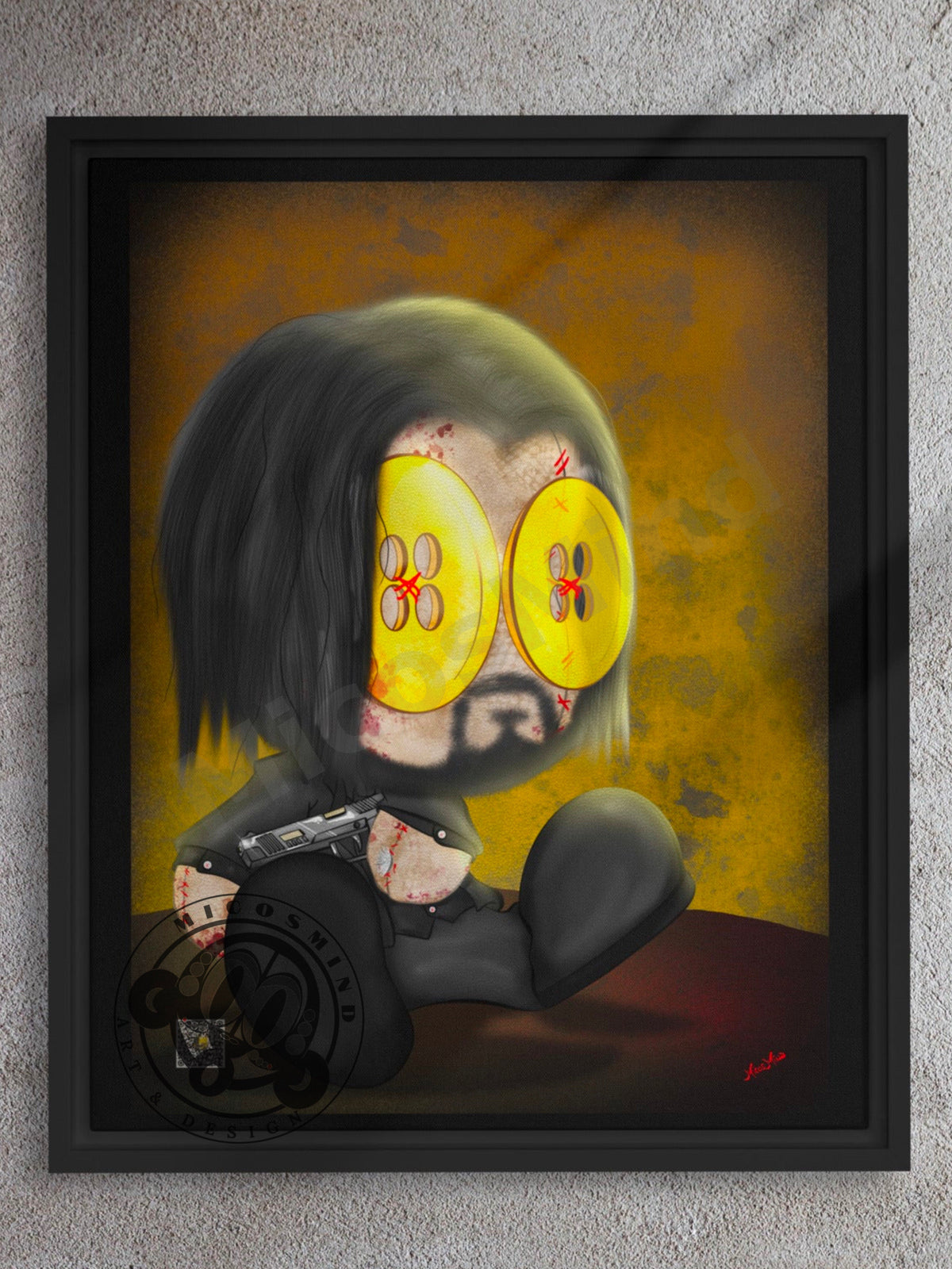 John | Framed Canvas