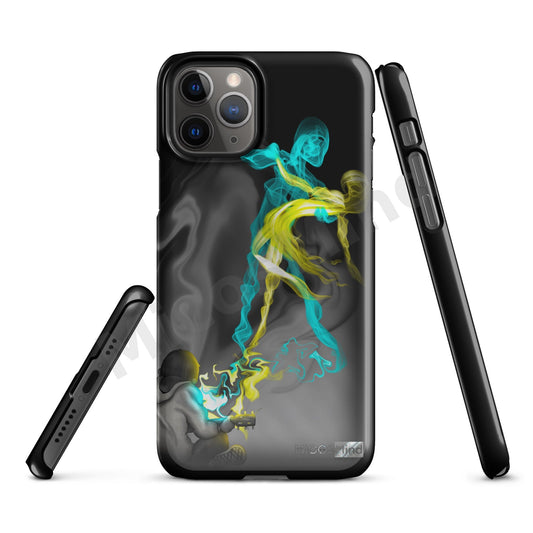 Freedom by Music Snap iPhone Case, Guitar Smoke Art Art Phone Case by MicosMind