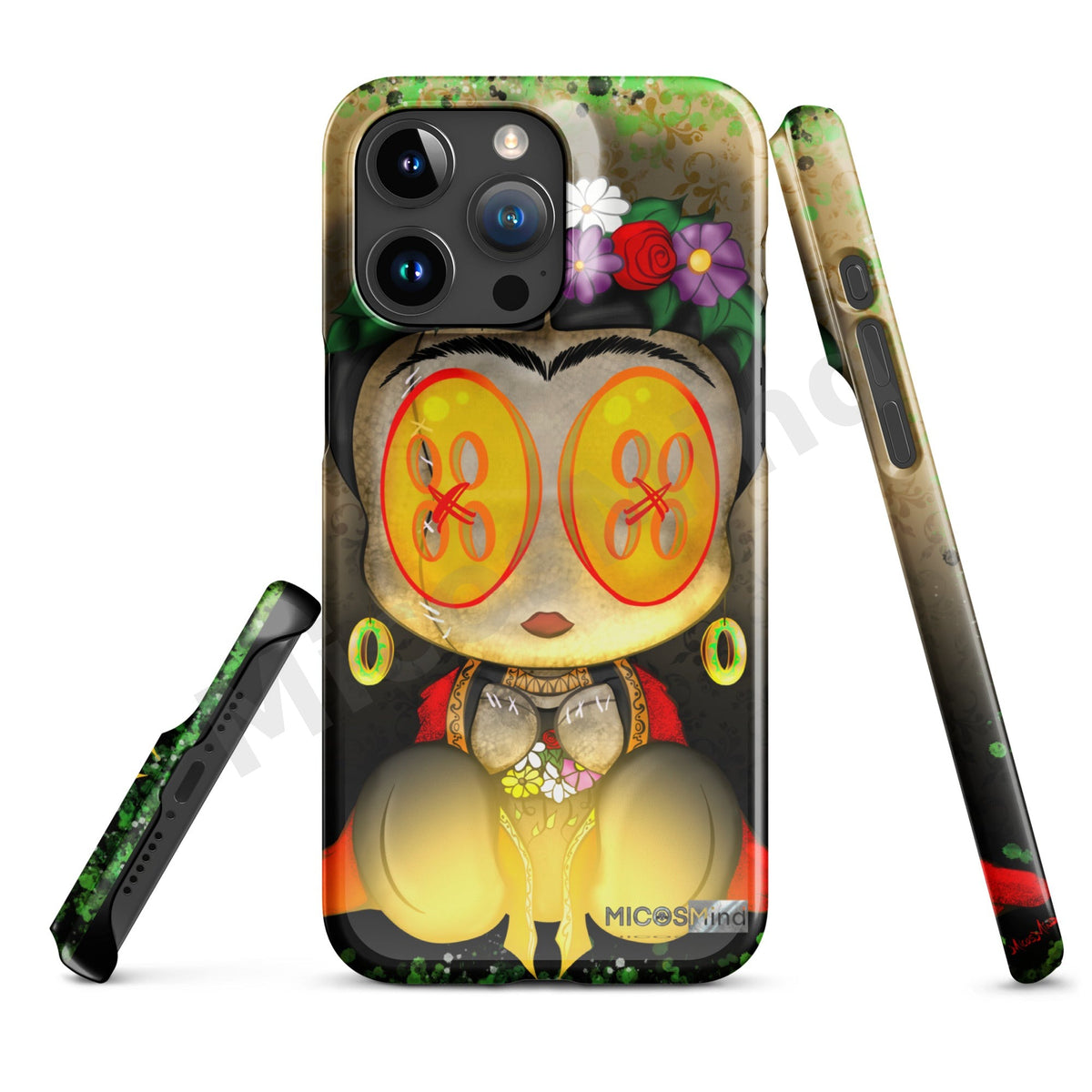 Spanish Doll iPhone Snap Case, Cultural Pop Art Phone Case by MicosMind