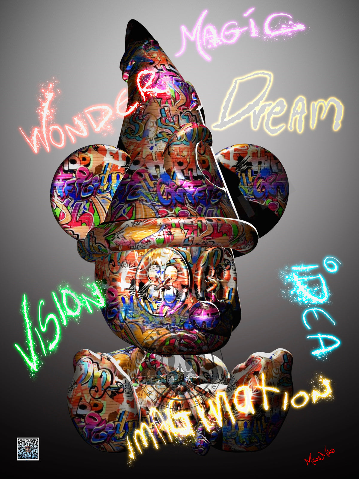Imagination – 16x20 Inspirational Poster, Creative Pop Art Wall Art Print by MicosMind