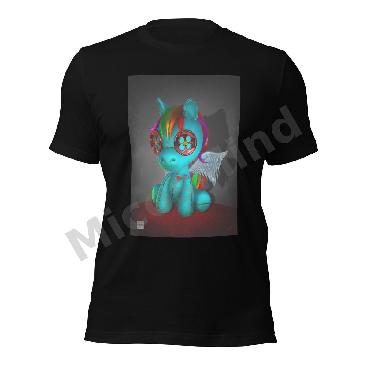 Lil Friend Unisex T-Shirt, Winged Pony Graphic Tee by MicosMind