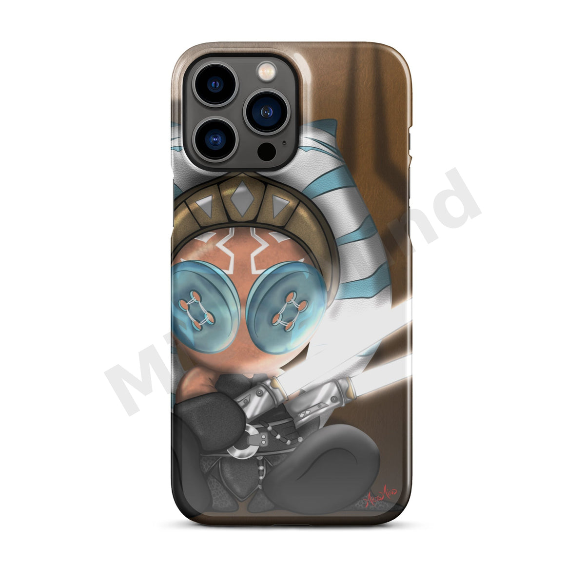 The Force Snap iPhone Case, Space Warrior Art Phone Case by MicosMind