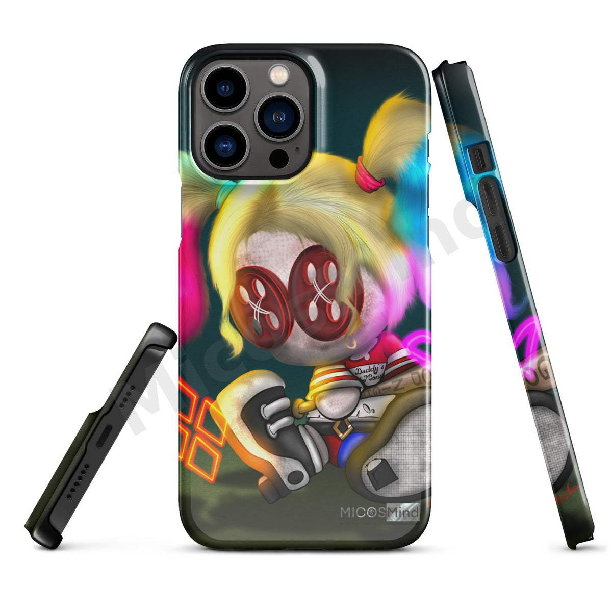 Quinn Snap iPhone Case, Chaos Clown Princess Art Phone Case by MicosMind