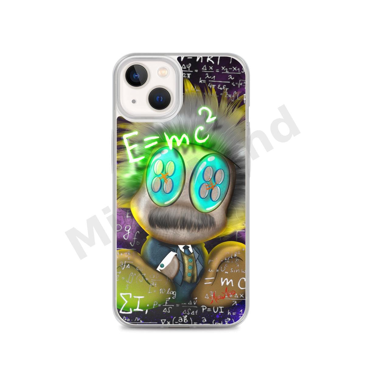 Imagination iPhone Clear Case, Vibrant Pop Art Phone Case by MicosMind