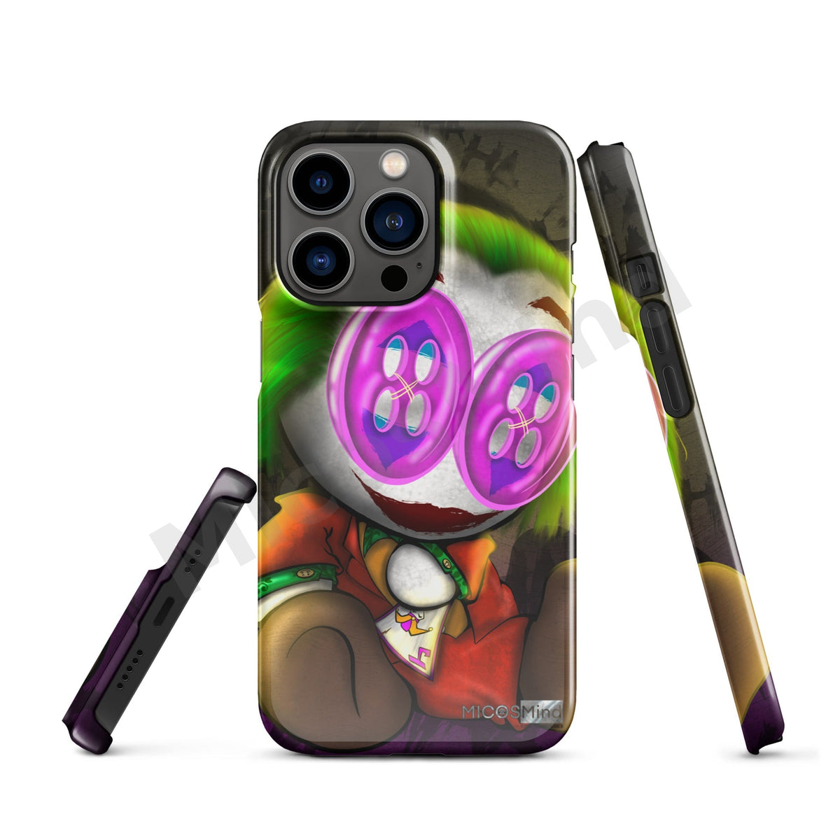 Send in the Clowns iPhone Snap Case, Dark Pop Art Phone Case by MicosMind
