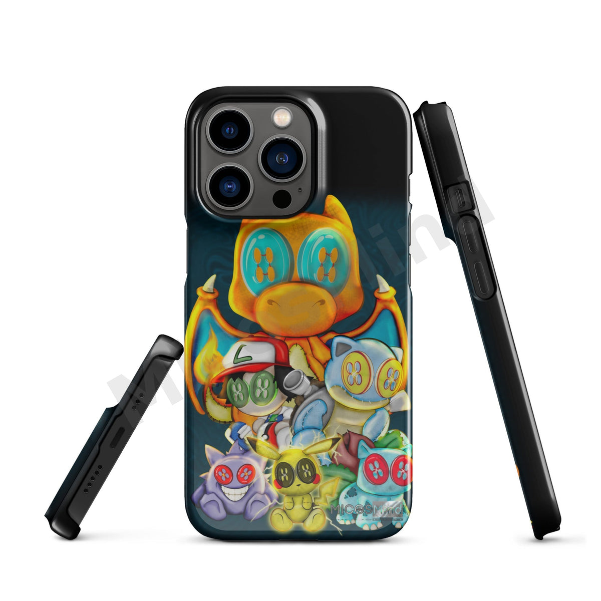 Catch Them Snap iPhone Case, Monster Trainer Art Phone Case by MicosMind