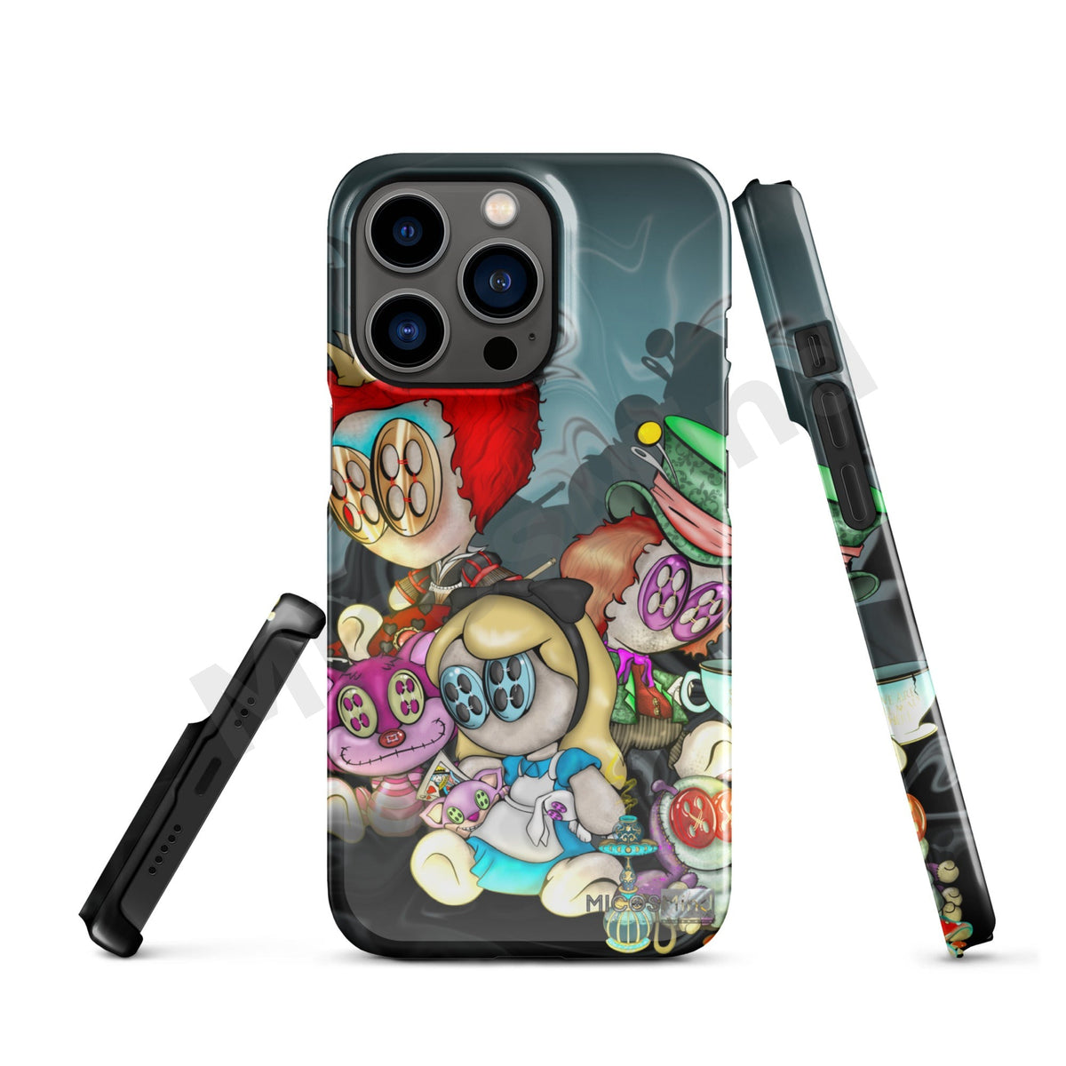 Wonderland iPhone Snap Case, Surreal Fairytale Pop Art Phone Case by MicosMind