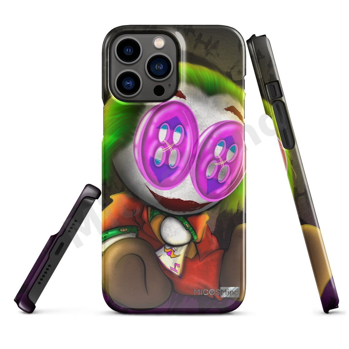 Send in the Clowns iPhone Snap Case, Dark Pop Art Phone Case by MicosMind