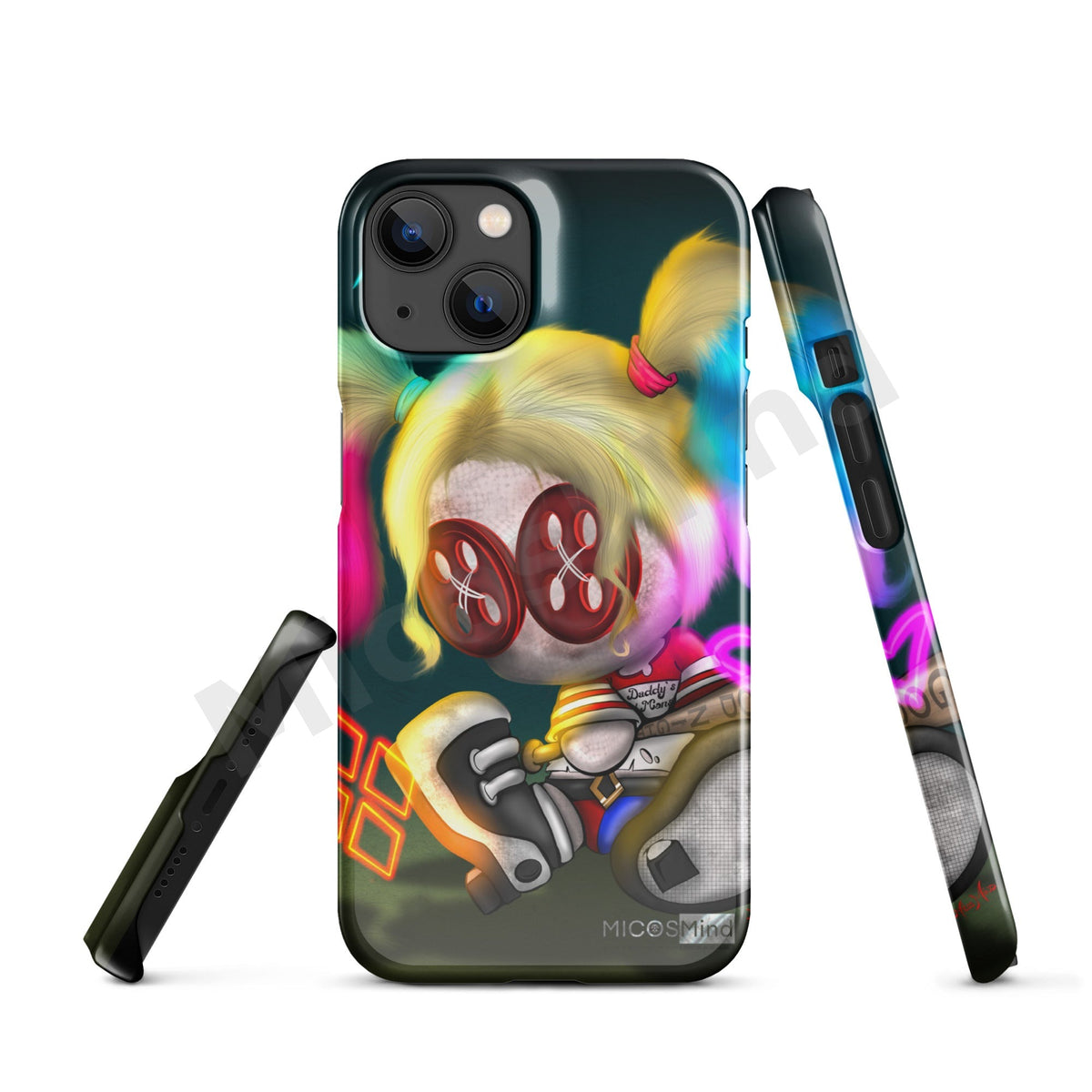 Quinn Snap iPhone Case, Chaos Clown Princess Art Phone Case by MicosMind