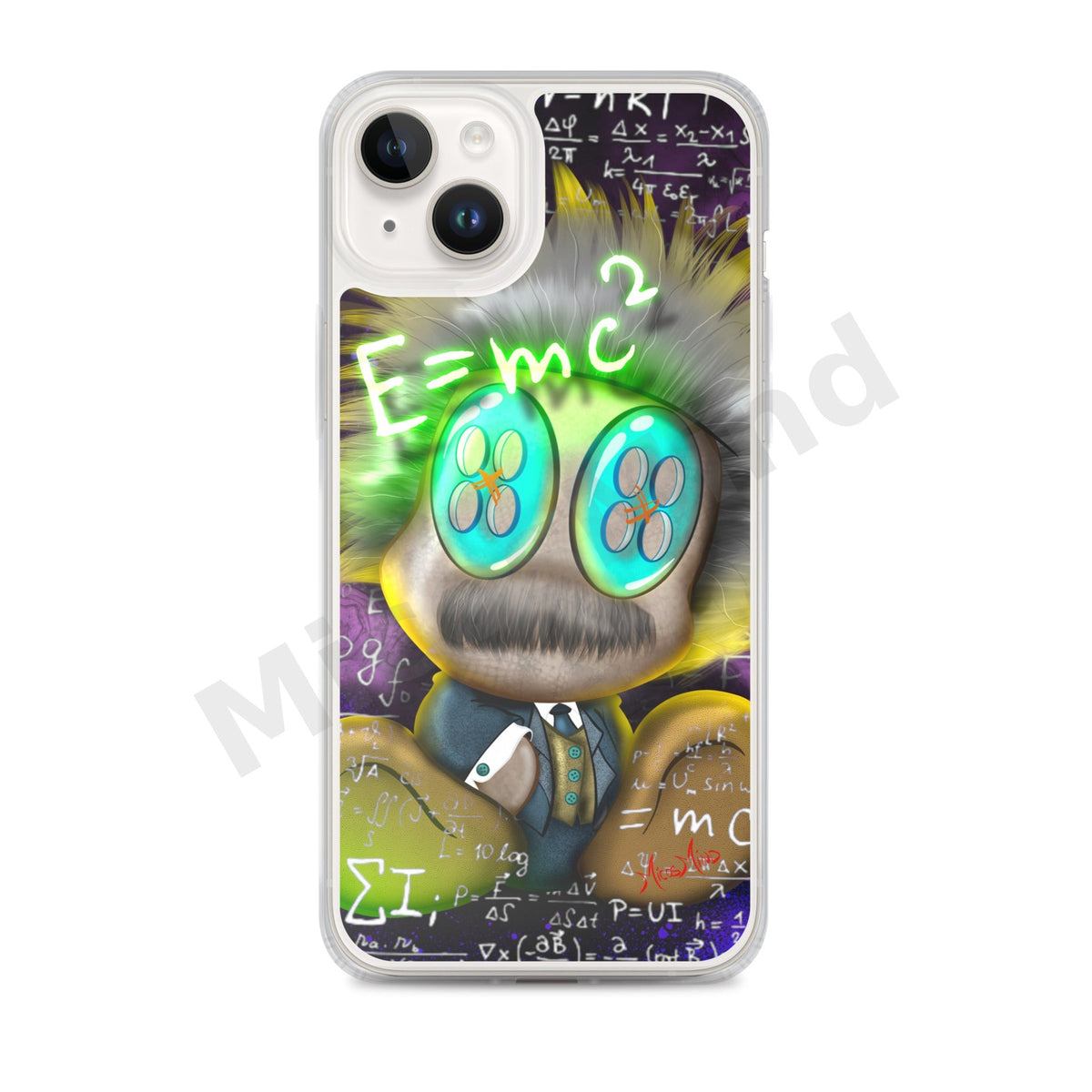 Imagination iPhone Clear Case, Vibrant Pop Art Phone Case by MicosMind