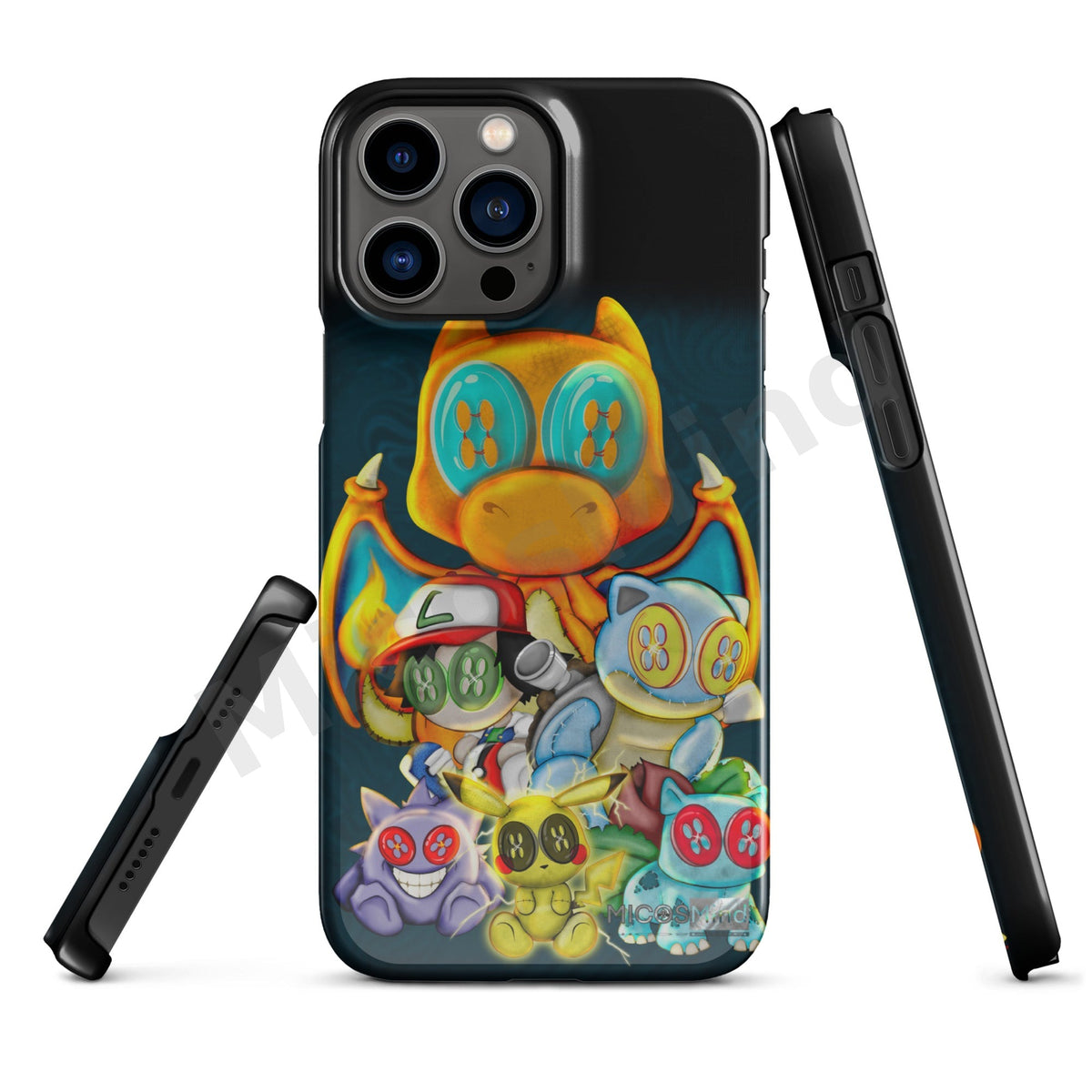Catch Them Snap iPhone Case, Monster Trainer Art Phone Case by MicosMind
