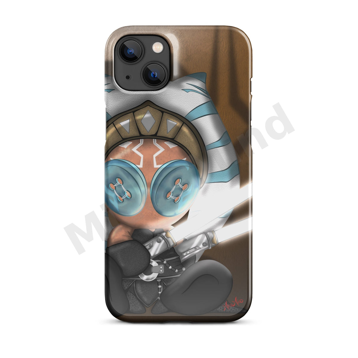 The Force Snap iPhone Case, Space Warrior Art Phone Case by MicosMind