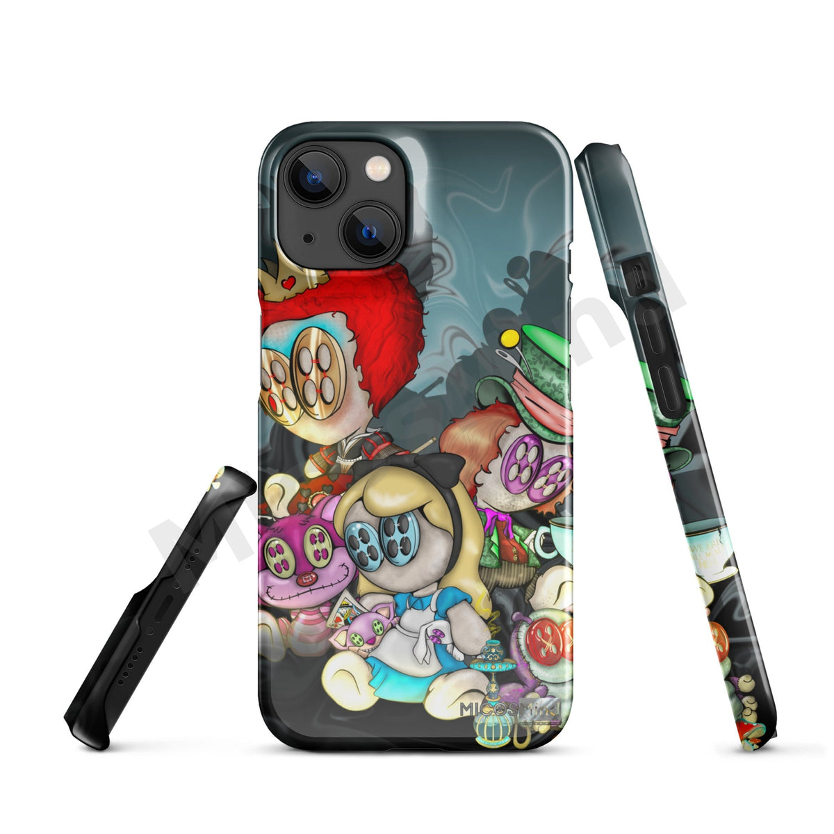 Wonderland iPhone Snap Case, Surreal Fairytale Pop Art Phone Case by MicosMind