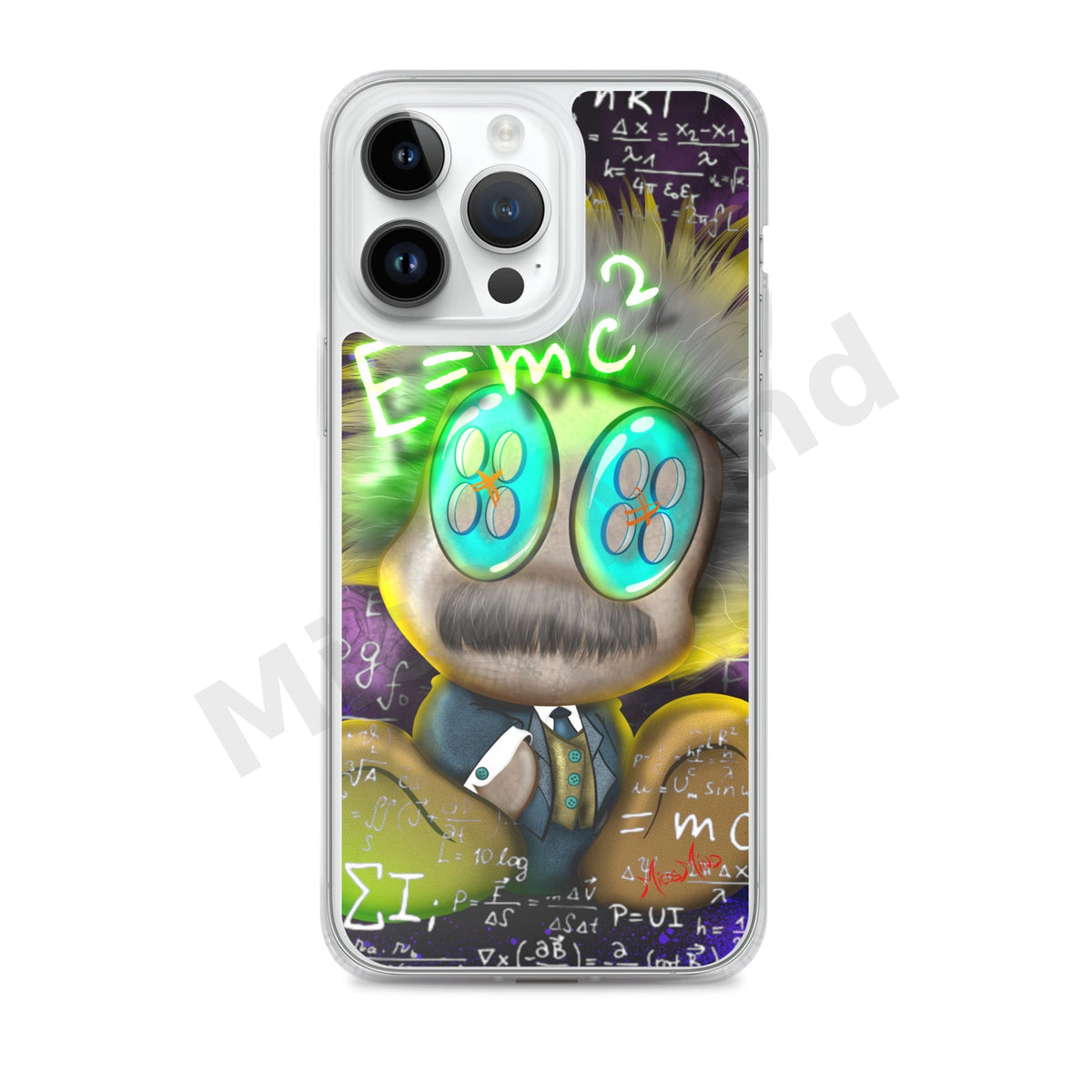 Imagination iPhone Clear Case, Vibrant Pop Art Phone Case by MicosMind