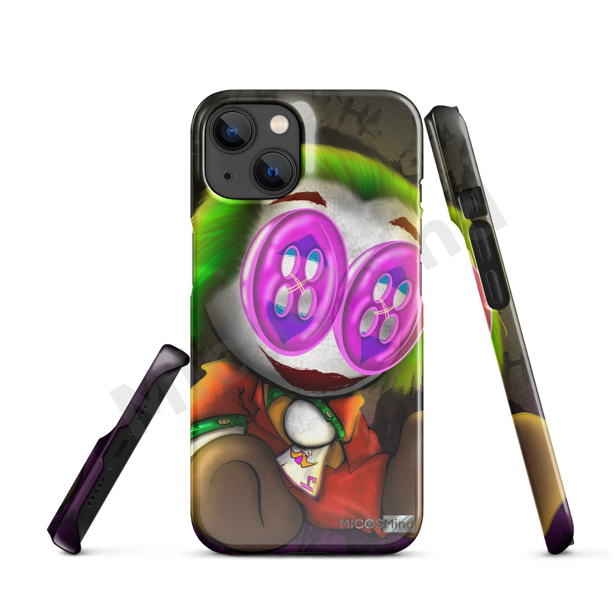 Send in the Clowns iPhone Snap Case, Dark Pop Art Phone Case by MicosMind