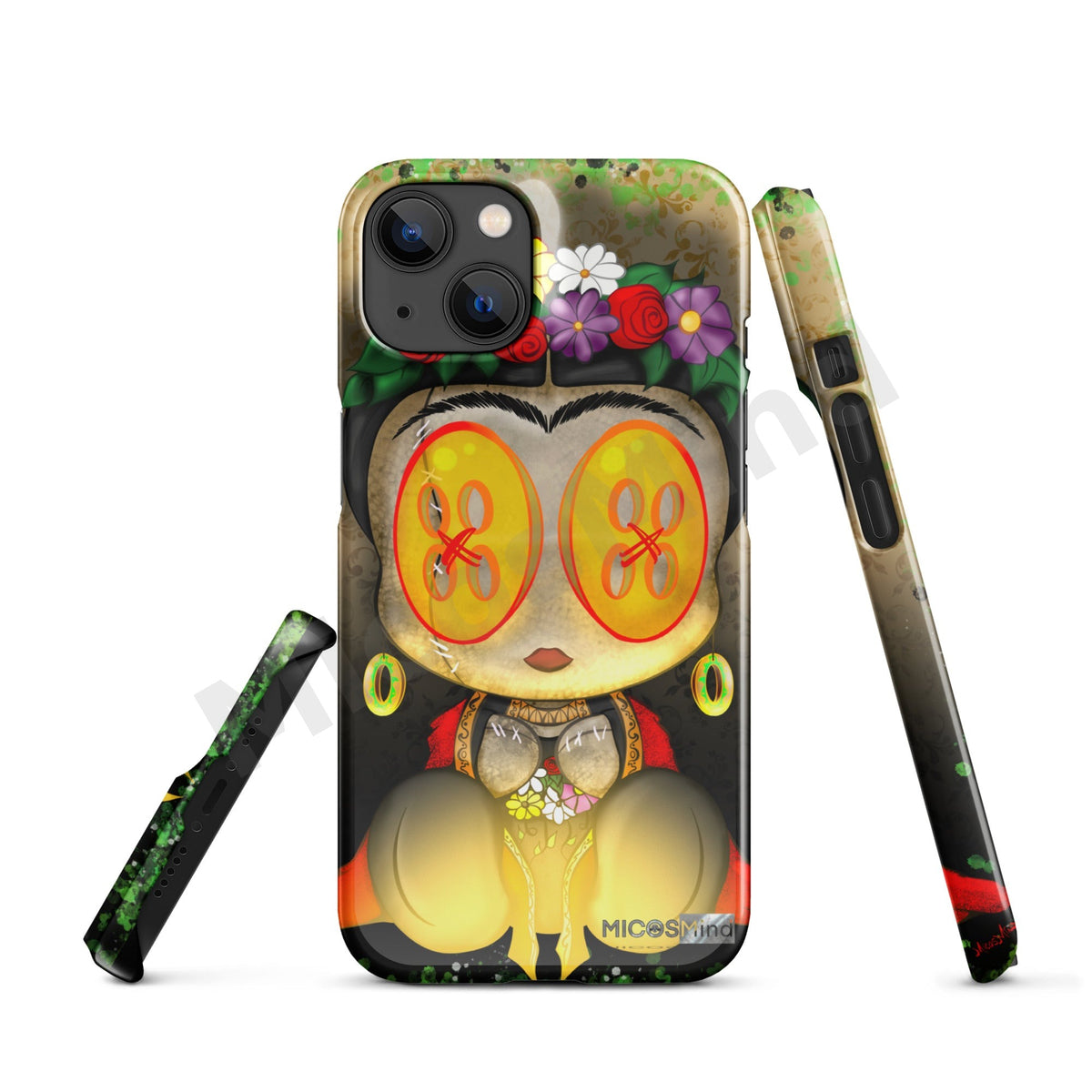Spanish Doll iPhone Snap Case, Cultural Pop Art Phone Case by MicosMind