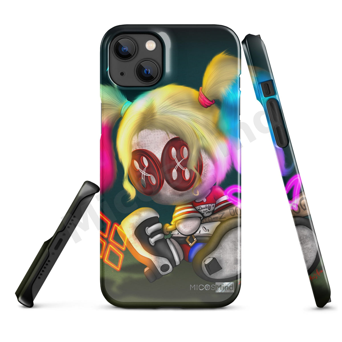 Quinn Snap iPhone Case, Chaos Clown Princess Art Phone Case by MicosMind