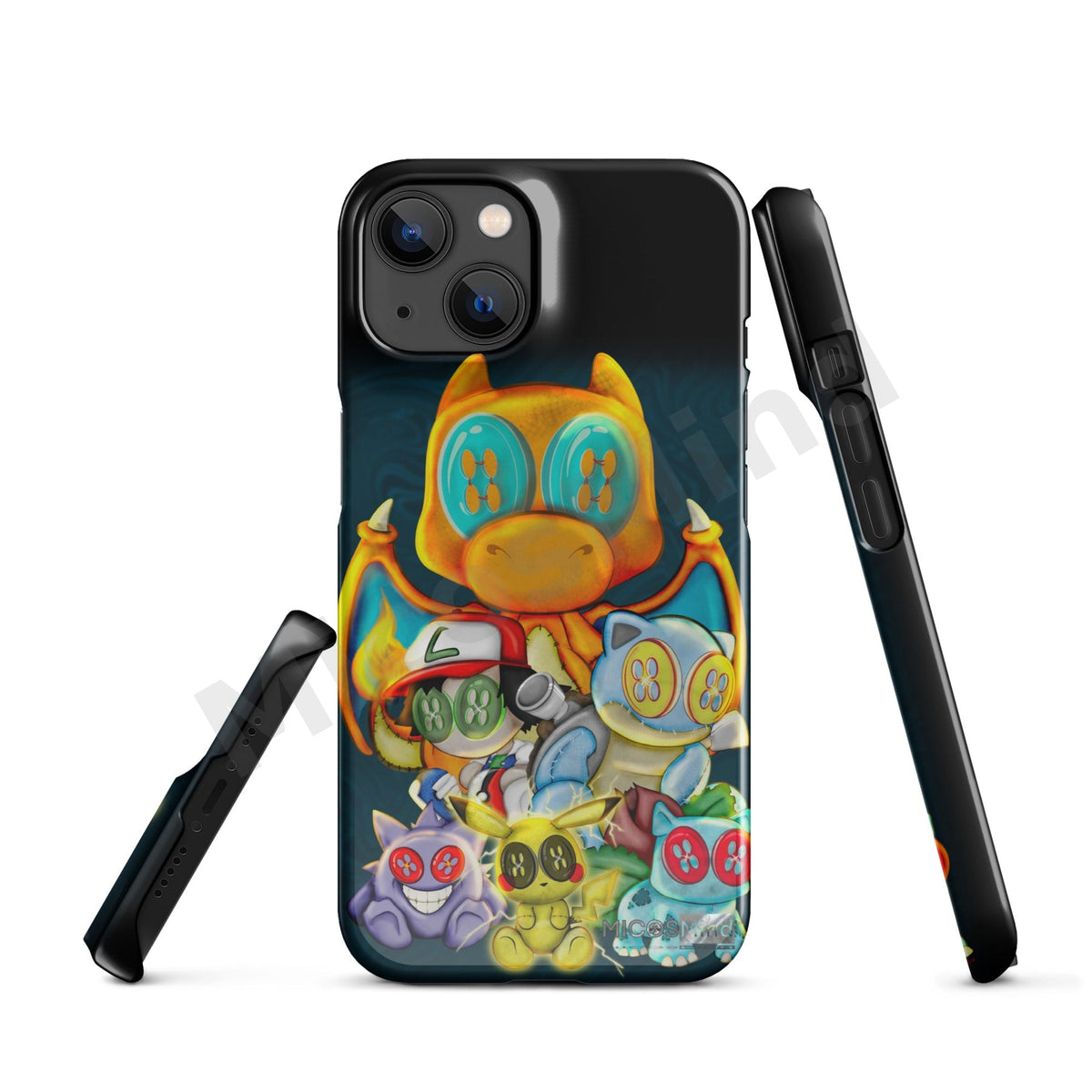 Catch Them Snap iPhone Case, Monster Trainer Art Phone Case by MicosMind