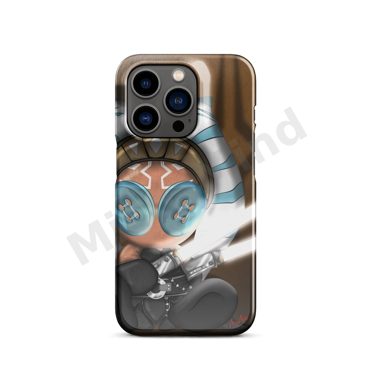 The Force Snap iPhone Case, Space Warrior Art Phone Case by MicosMind