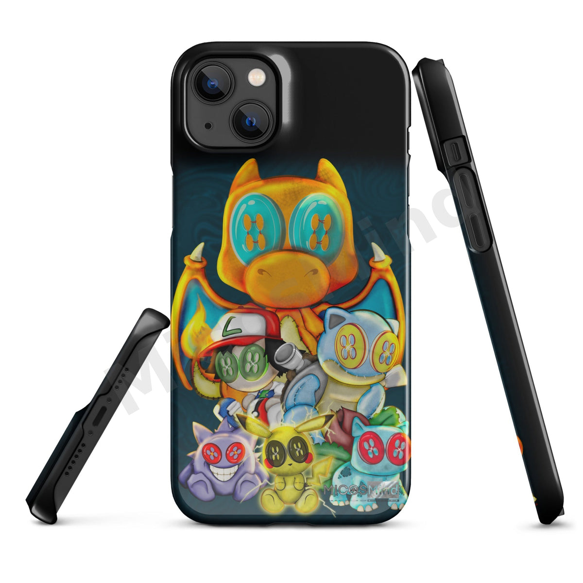 Catch Them Snap iPhone Case, Monster Trainer Art Phone Case by MicosMind
