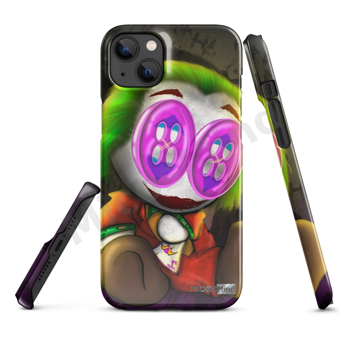 Send in the Clowns iPhone Snap Case, Dark Pop Art Phone Case by MicosMind