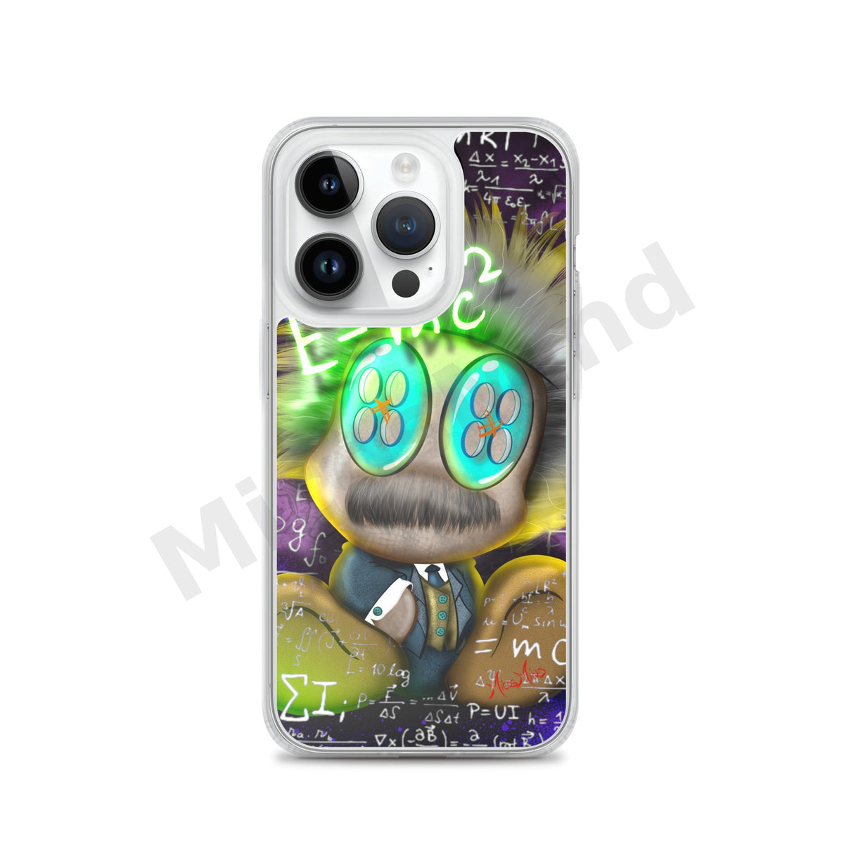 Imagination iPhone Clear Case, Vibrant Pop Art Phone Case by MicosMind