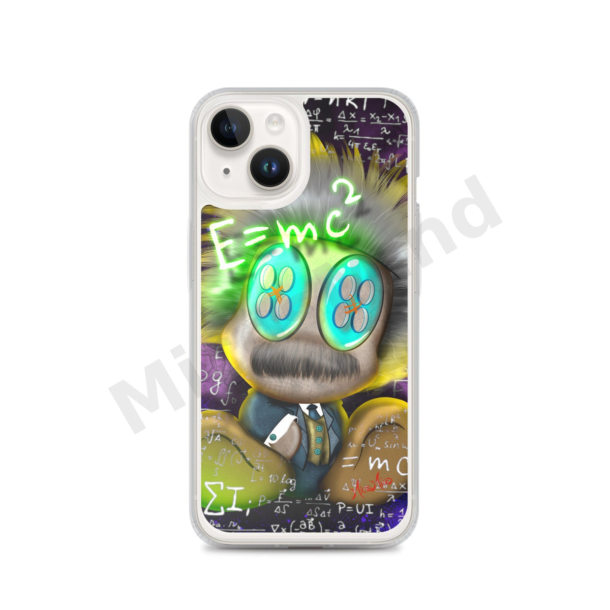 Imagination iPhone Clear Case, Vibrant Pop Art Phone Case by MicosMind