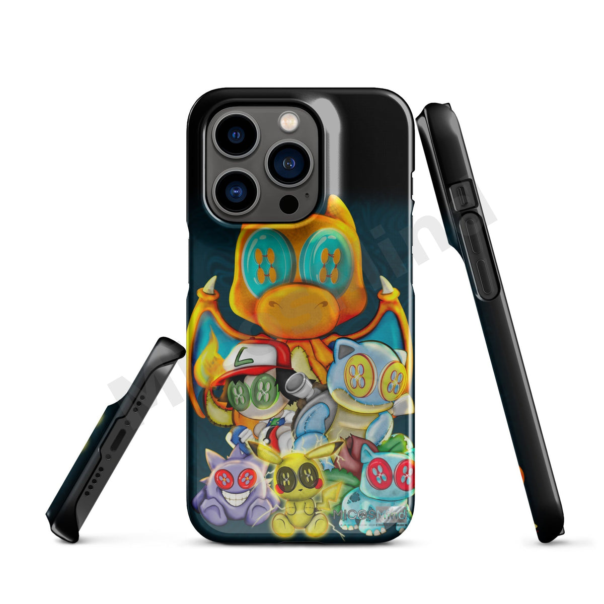 Catch Them Snap iPhone Case, Monster Trainer Art Phone Case by MicosMind