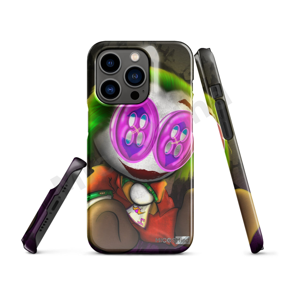 Send in the Clowns iPhone Snap Case, Dark Pop Art Phone Case by MicosMind