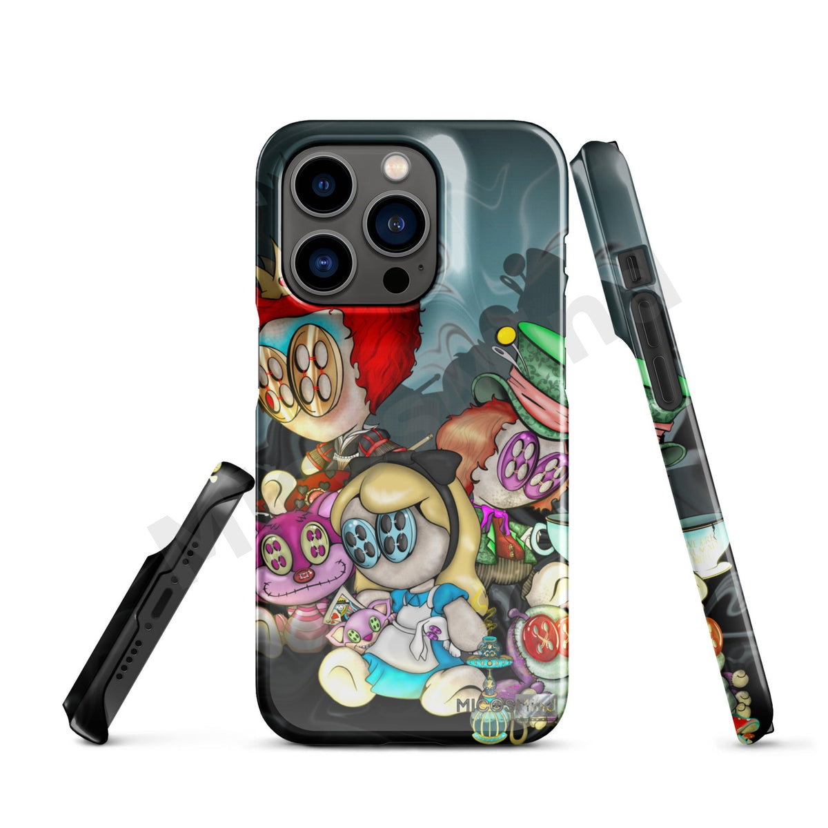 Wonderland iPhone Snap Case, Surreal Fairytale Pop Art Phone Case by MicosMind