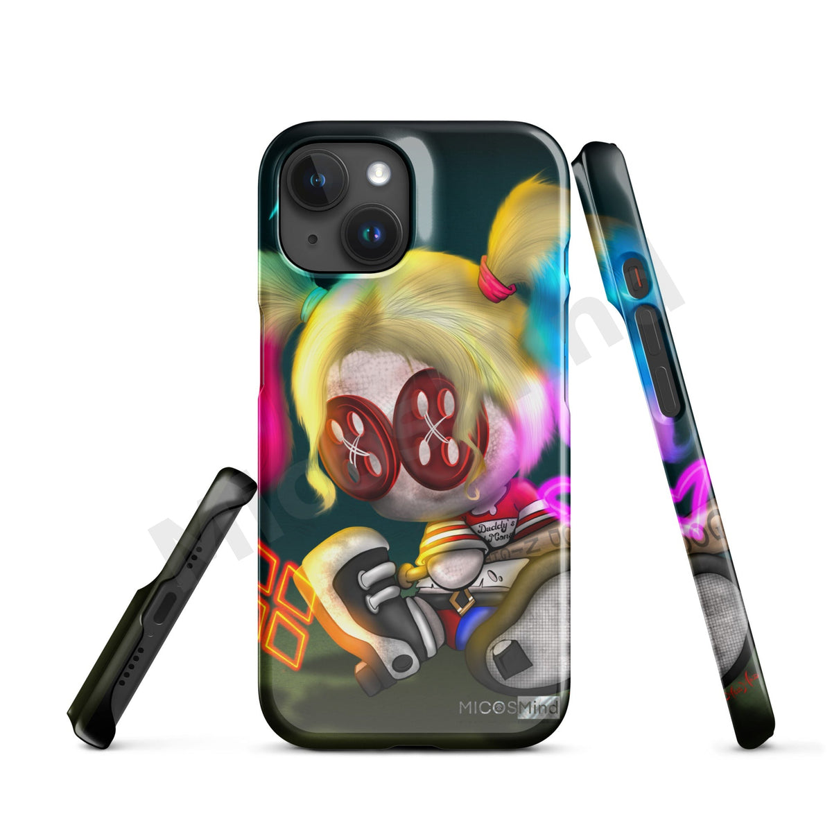 Quinn Snap iPhone Case, Chaos Clown Princess Art Phone Case by MicosMind