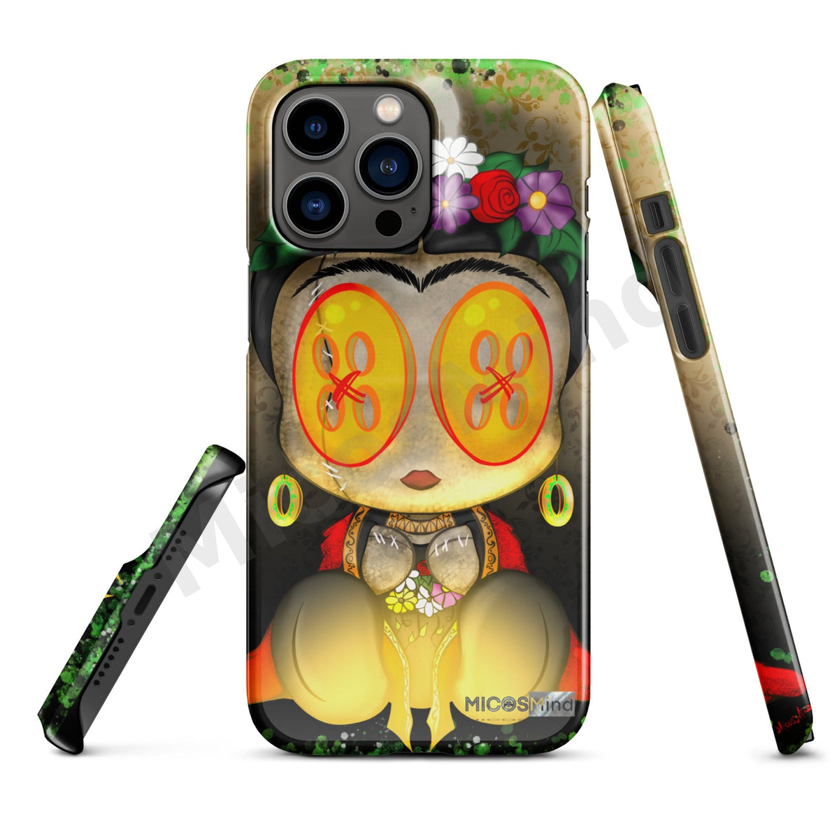 Spanish Doll iPhone Snap Case, Cultural Pop Art Phone Case by MicosMind