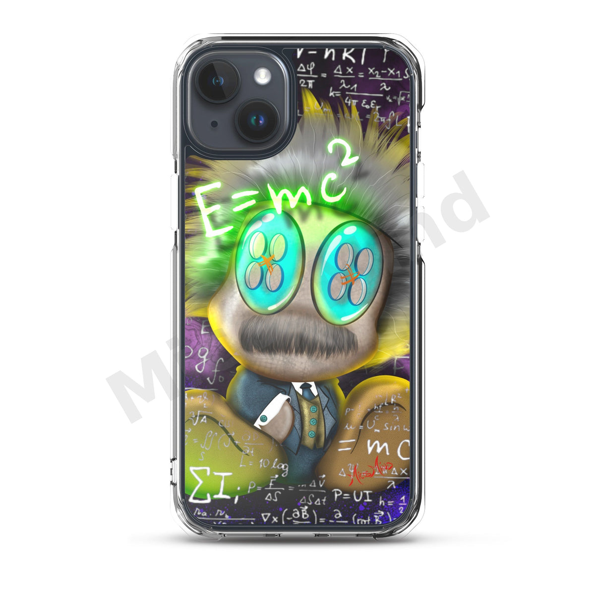 Imagination iPhone Clear Case, Vibrant Pop Art Phone Case by MicosMind