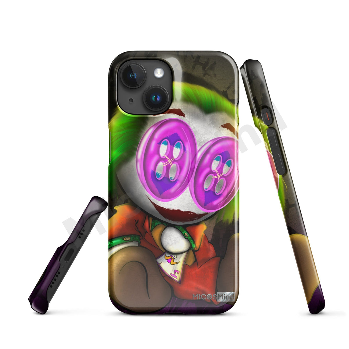 Send in the Clowns iPhone Snap Case, Dark Pop Art Phone Case by MicosMind