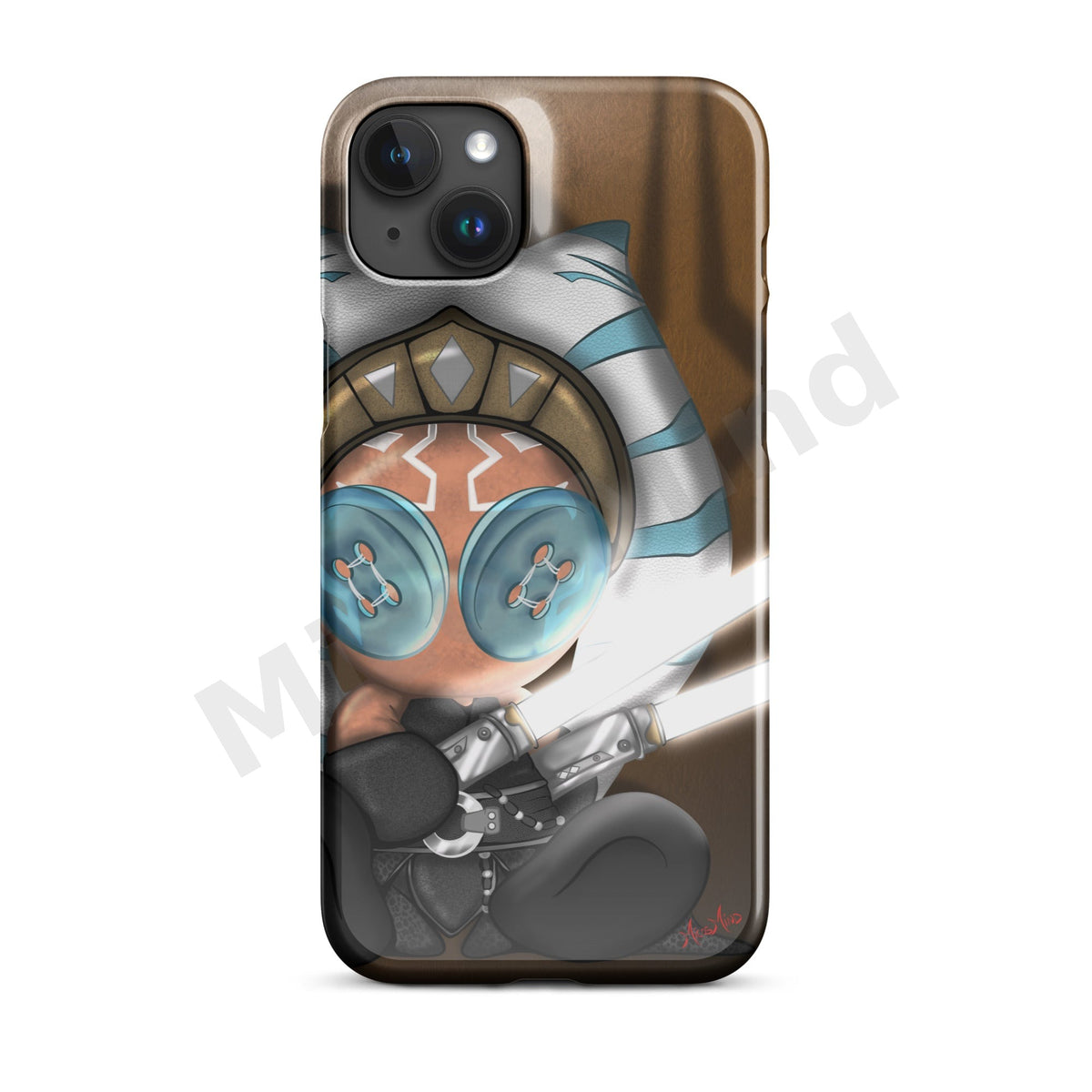 The Force Snap iPhone Case, Space Warrior Art Phone Case by MicosMind