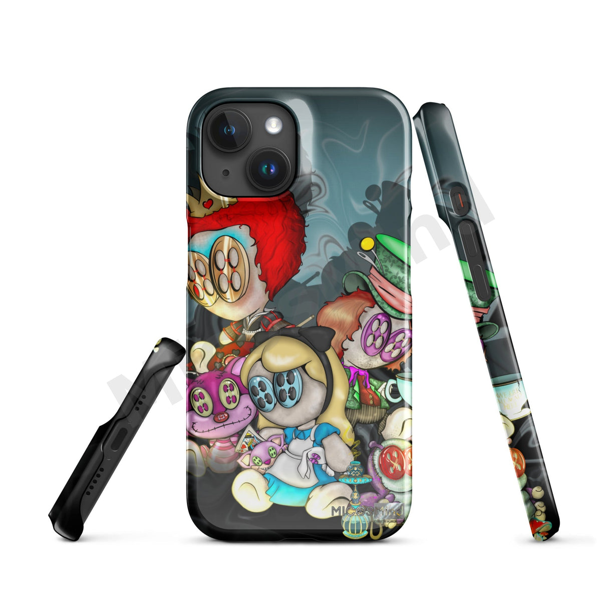 Wonderland iPhone Snap Case, Surreal Fairytale Pop Art Phone Case by MicosMind